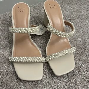 A New Day Pearl Embellished Heels